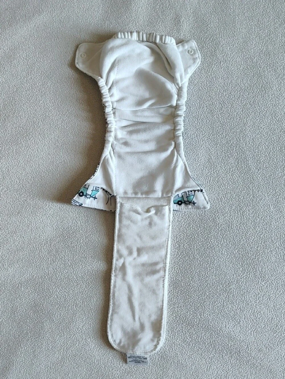 Thirsties White Newborn Cloth Diaper